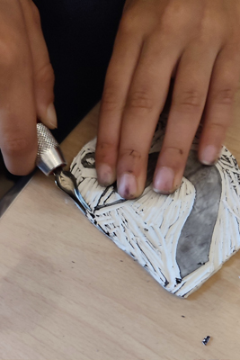 Atelier de linogravure
