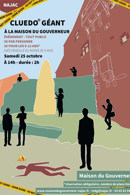 Cluedo® géant à la Maison du Gouverneur